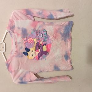 Jo Jo Siwa long sleeve tie dye feel the beat  size 7/8